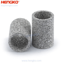 HNEGKO  Ex-factory price sintered  stainless steel SS  316L porous metal filter tube for industry chemistry filtration system